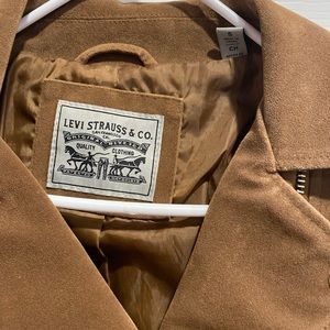 Brown Suede Levi Jacket Women’s Size S